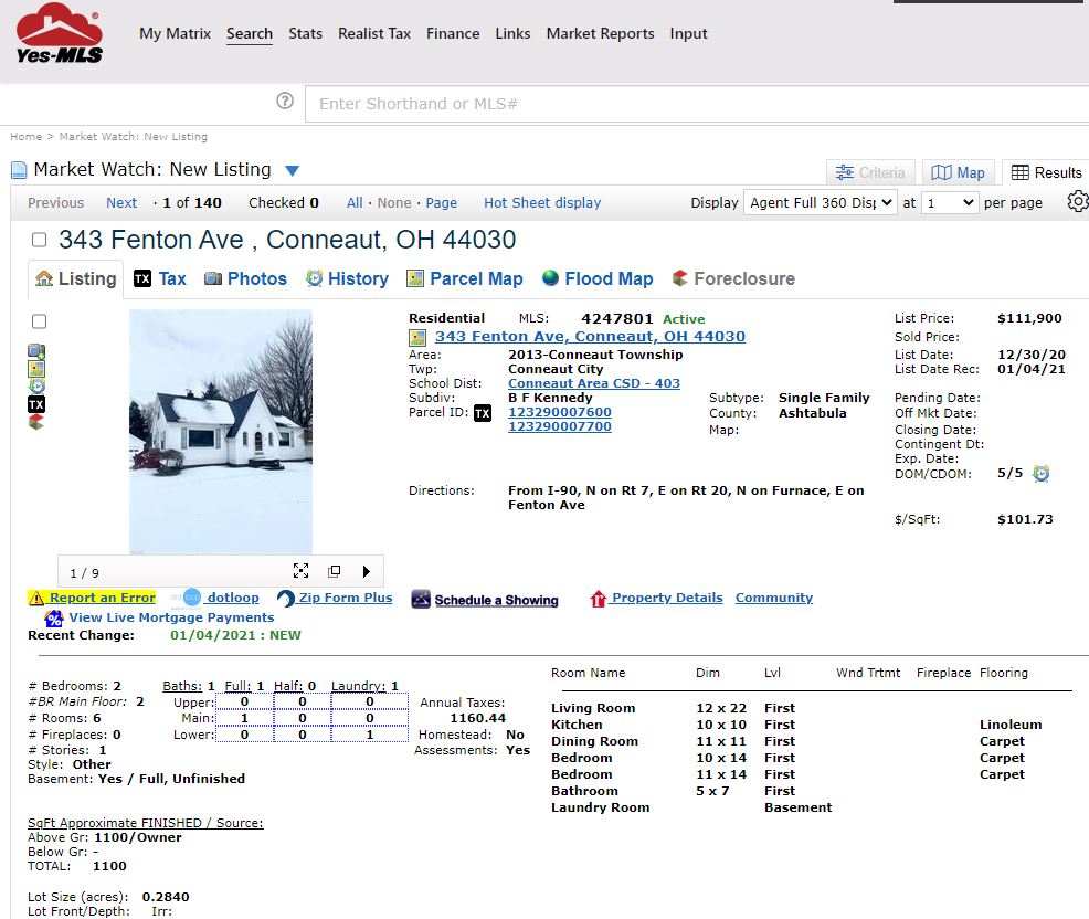 MLS Now Screen Shot